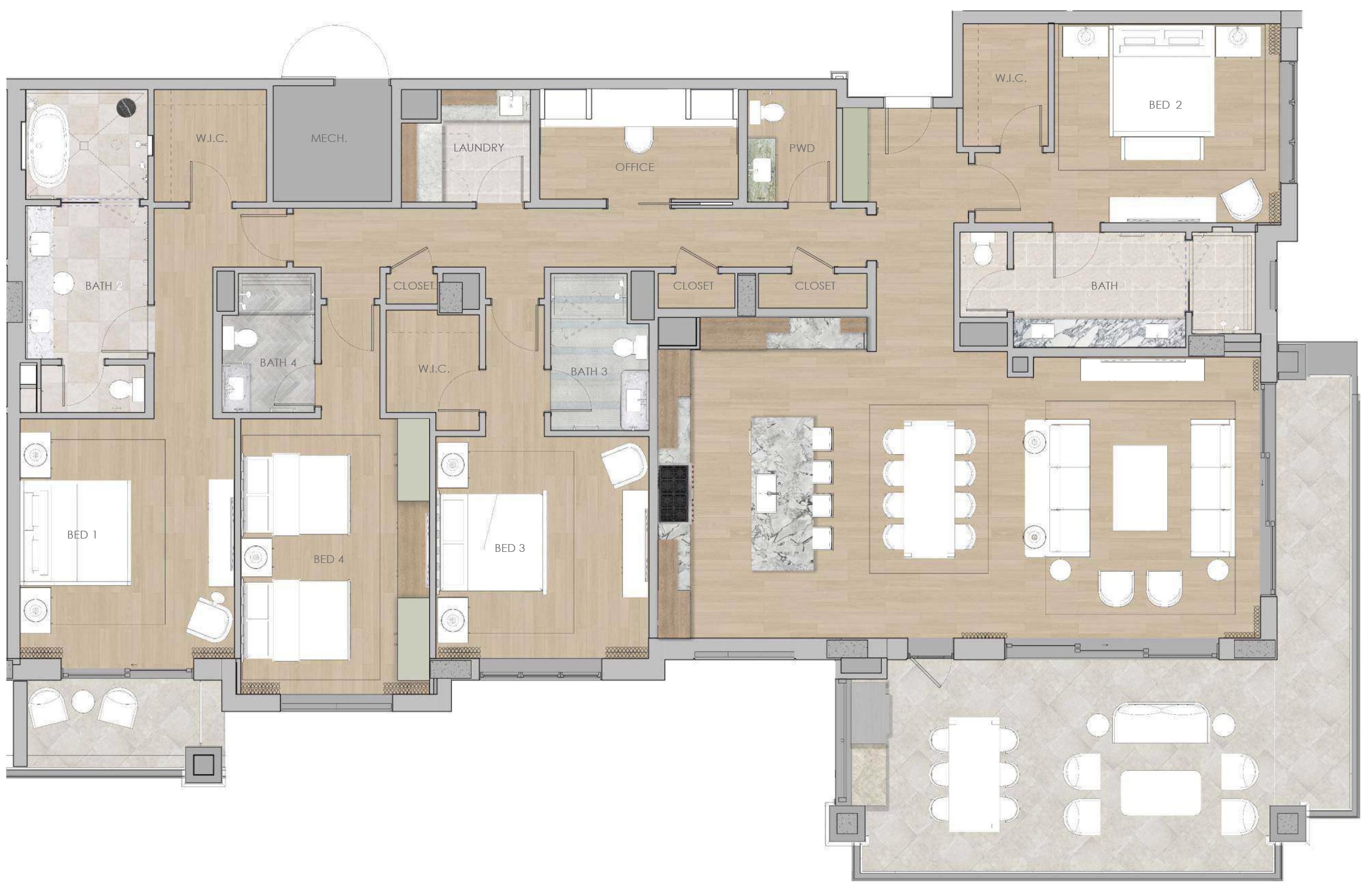 Spoonbill floor plan